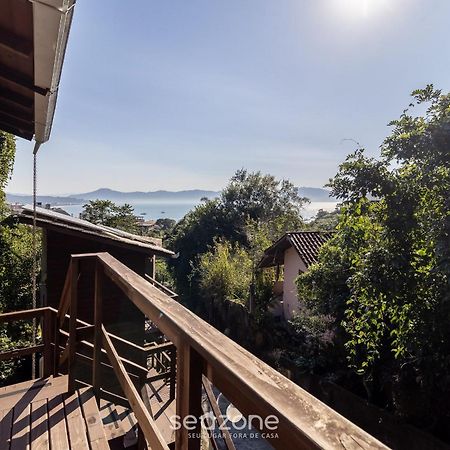 Chale Rustico Vista Panoramica Para O Mar Mav002 Leilighet Florianópolis Eksteriør bilde