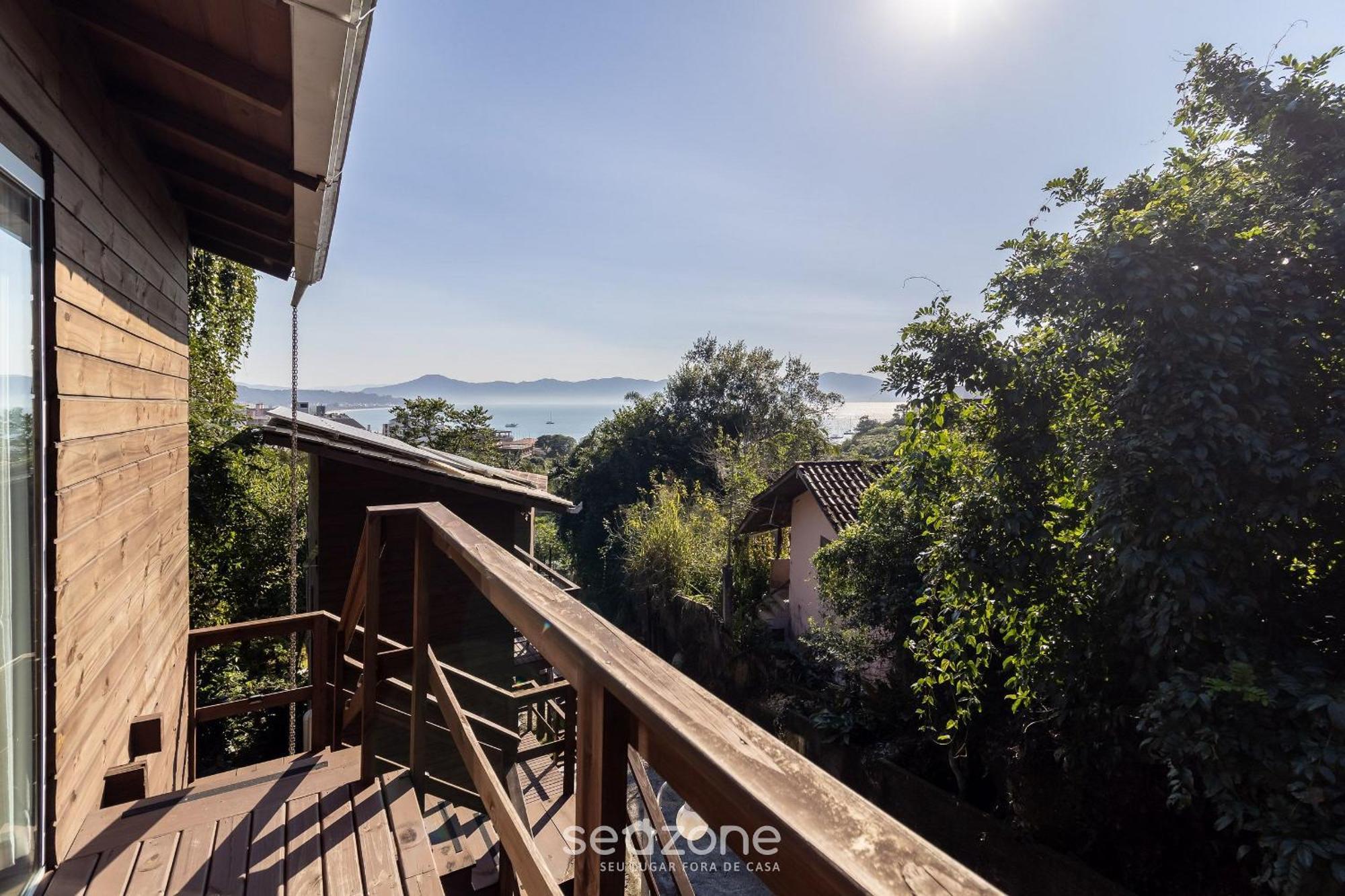 Chale Rustico Vista Panoramica Para O Mar Mav002 Leilighet Florianópolis Eksteriør bilde